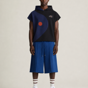 The Duality Hoodie — Navy & Black