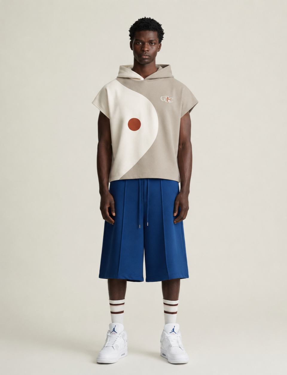 The Duality Hoodie — Stone & Bone